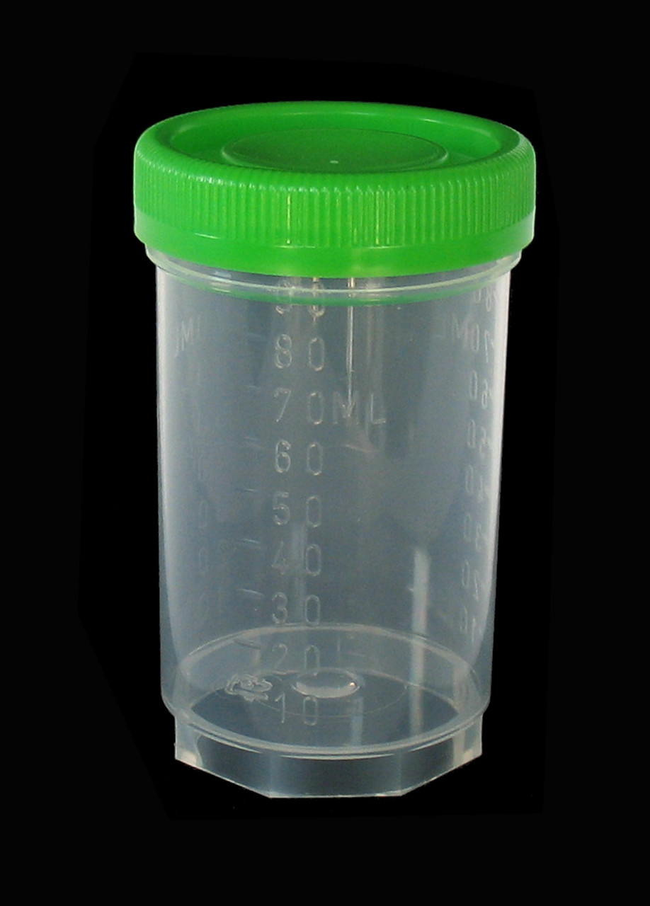 3 oz. Plastic Container with Cap (Pack of 10)