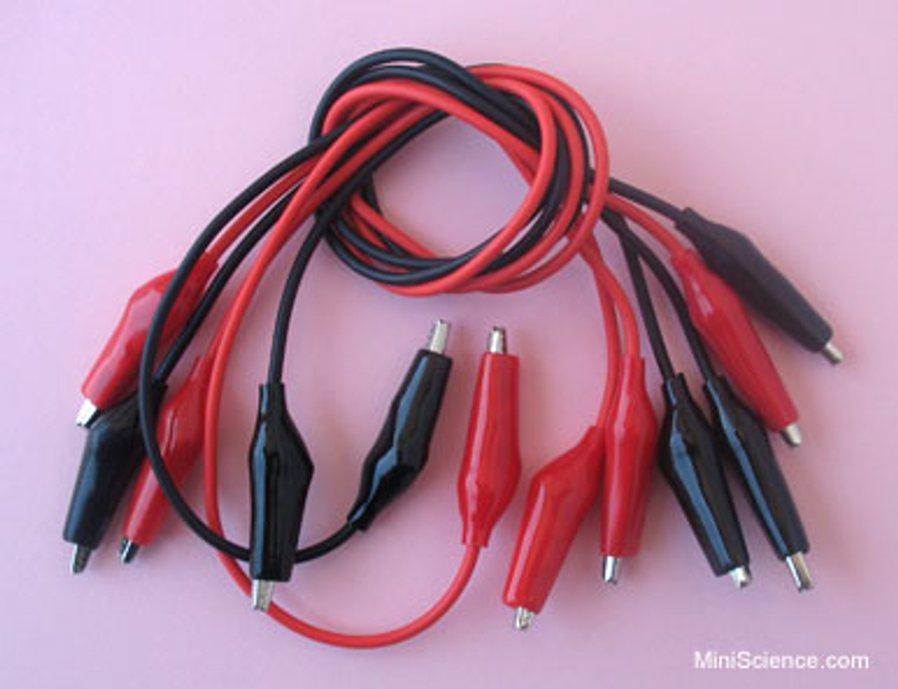 Test lead set, Wires with Alligator Clips, Set of 6