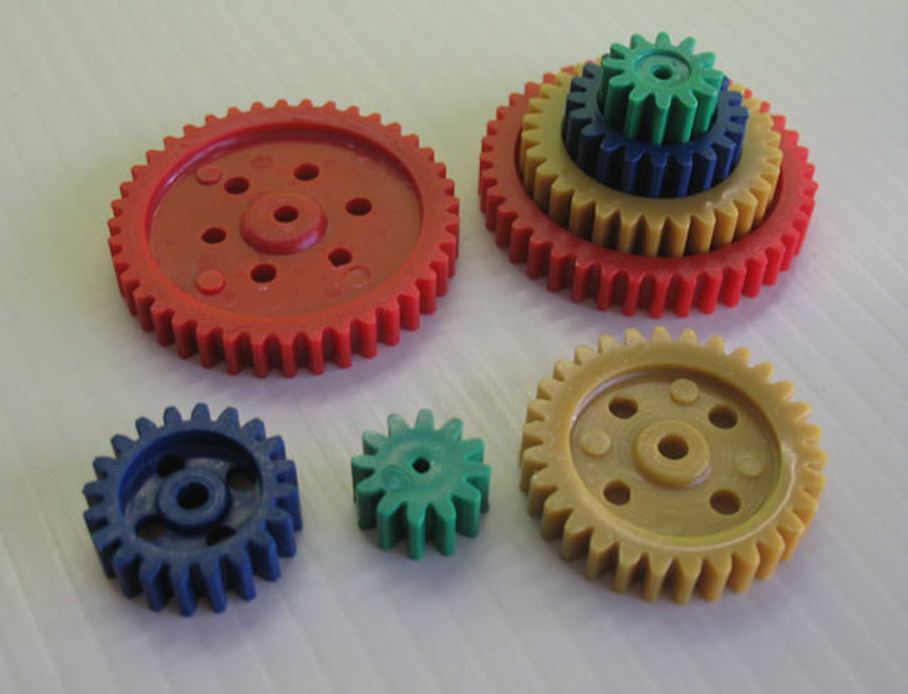 Two sets of gears
