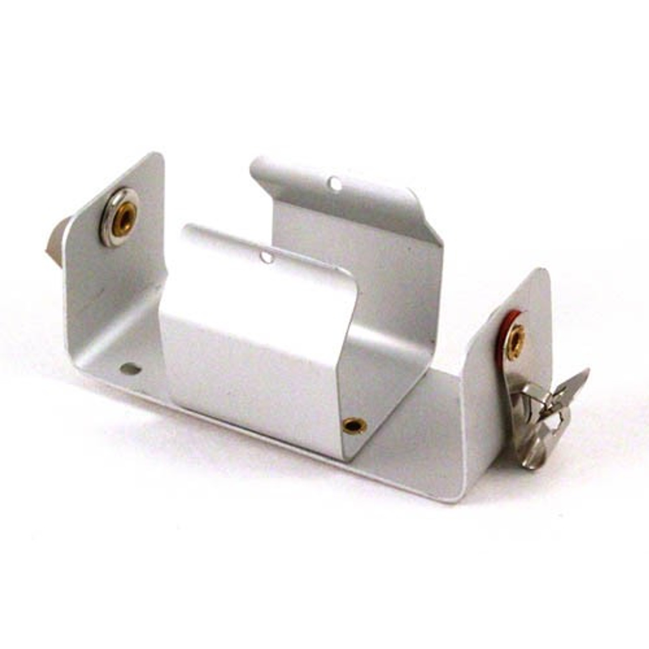1 D cell metal battery holder with Fahnstock clips