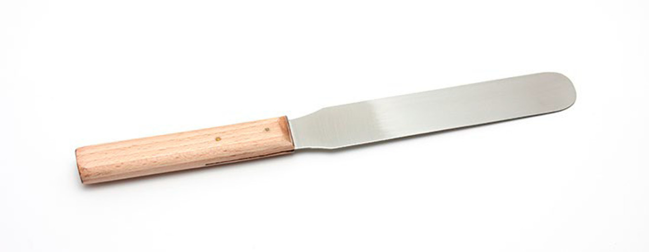 Spatula with Wooden Handle and 10" stainless steel blade