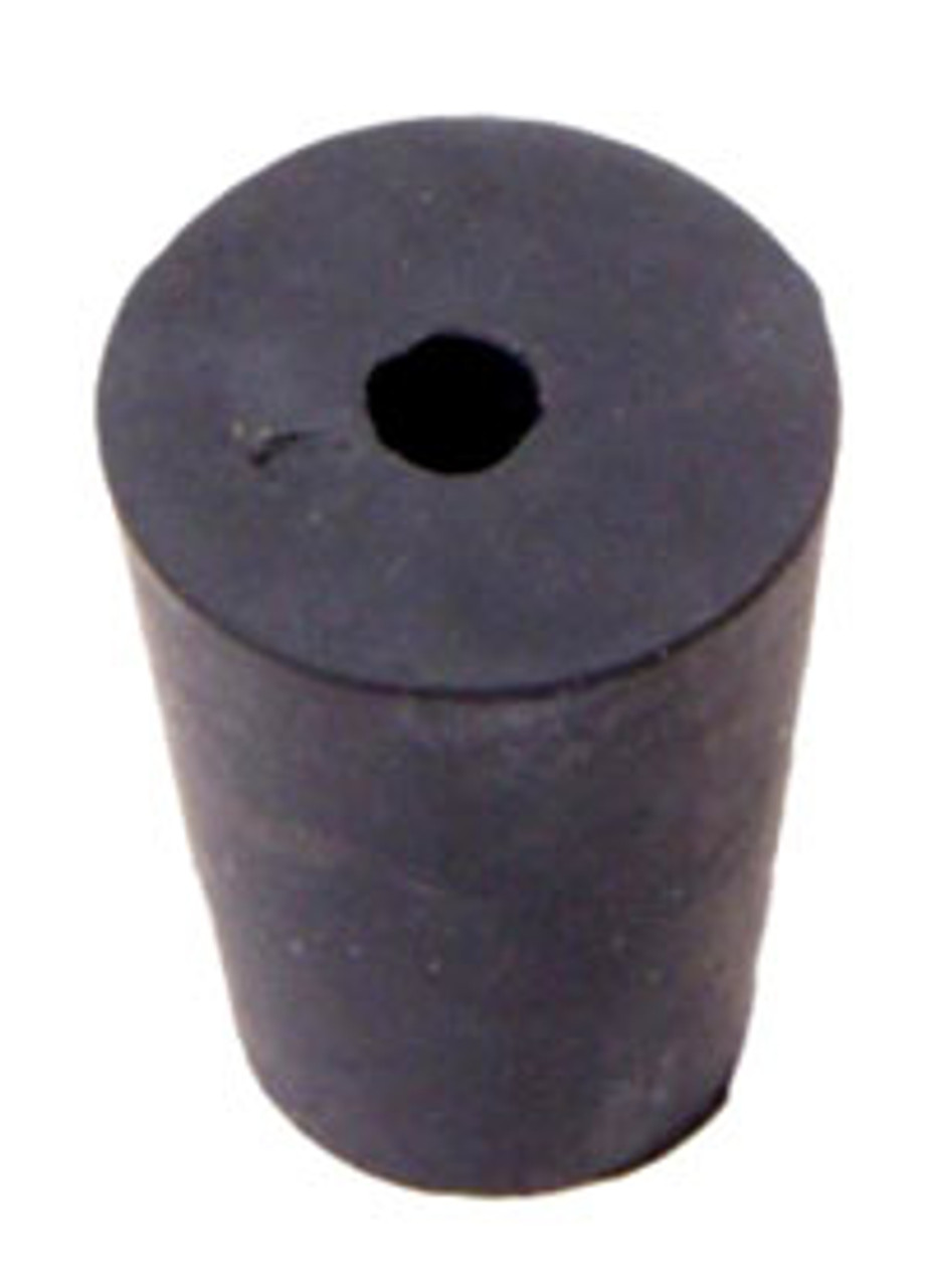 Rubber Stopper, 1 Hole (Full pack, any size)