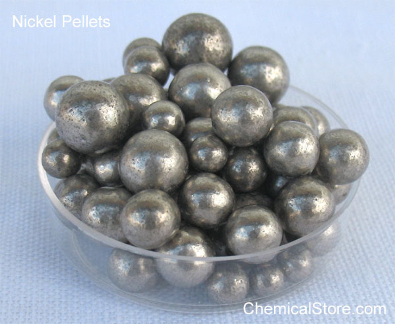 Nickel Pellets, Electrolytic Grade, Per pound