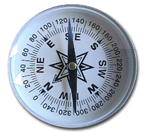 Large, 3" Round Compass