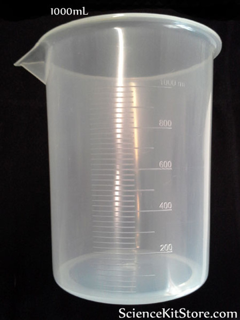 Beaker 1000mL, Polypropylene