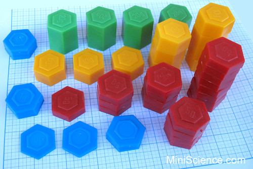 Plastic Weights, Set of 54