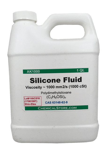 Silicone Fluid, 1000 Cst, in Quart container.