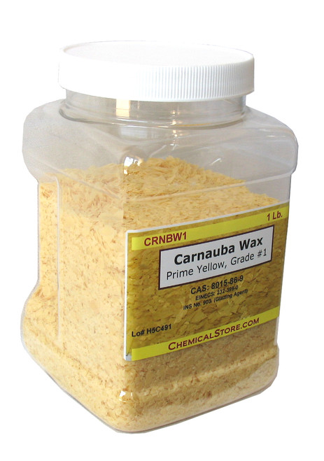 Carnauba wax flakes is a hard wax that provides lustrous gloss properties to many commercial wax formulations.