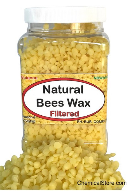 Now Beeswax Pellets Natural 250g  12 Baskets Nutrition & Health Co.