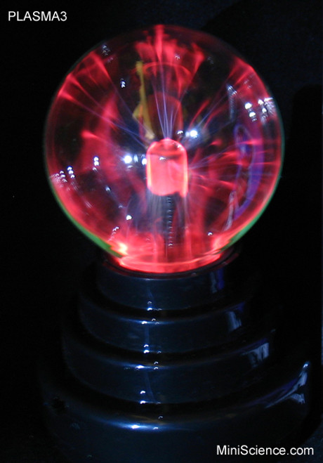 Plasma bulb in the dark