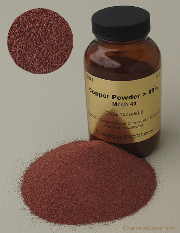 Atomised Copper Powder 63 µm / 250 mesh / 0.063 mm Cu min. 99.6% 7440-50-8