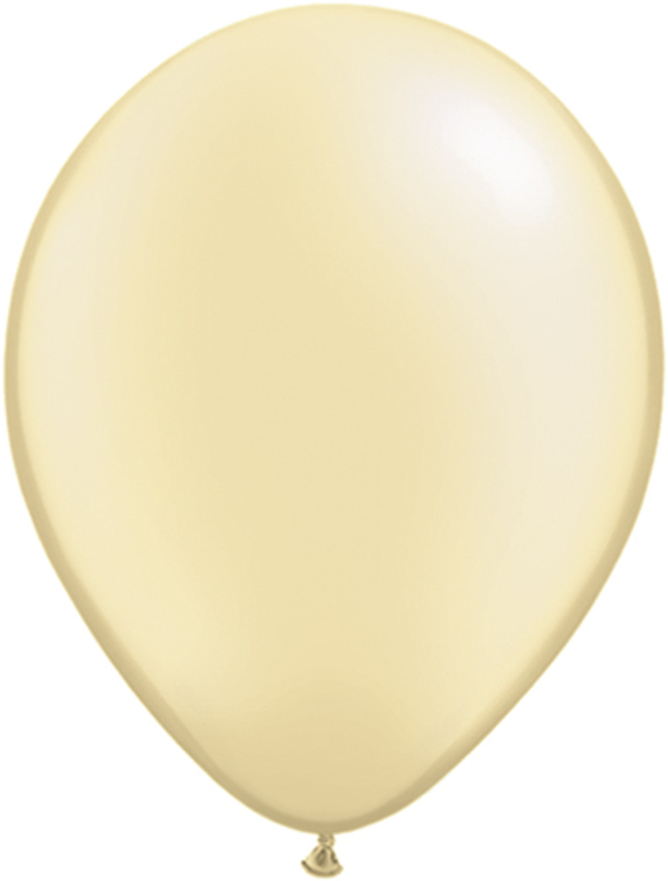 5 Qualatex Pearl Ivory Latex Balloons 100Bag #43584-5