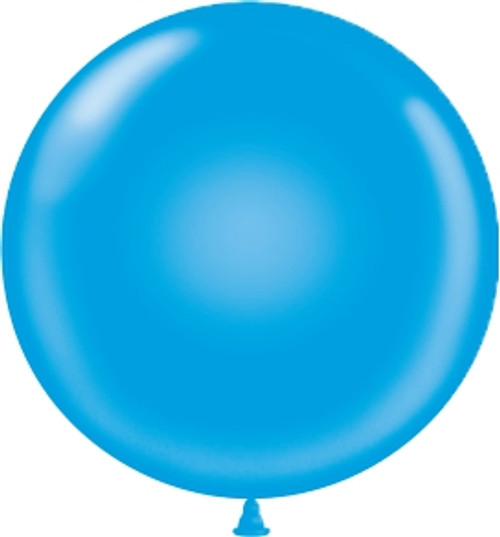 24" Tuf Tex Blue Latex Balloons 1ct #2403