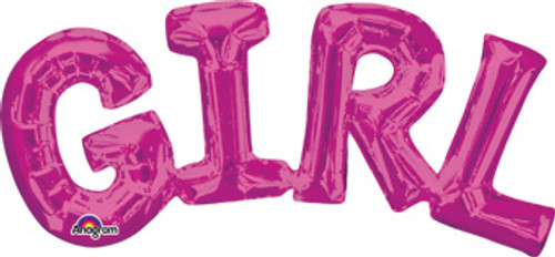 girl letter balloons