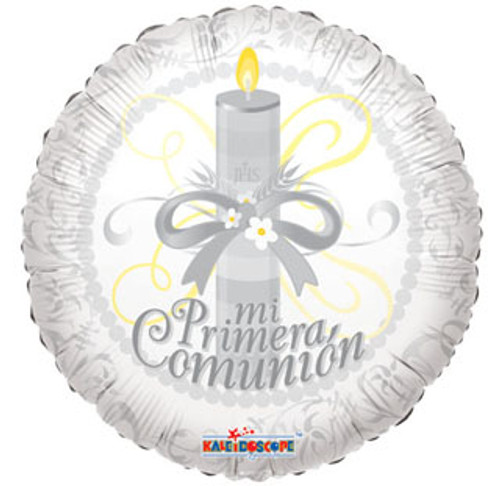 18" Mi Primera Spanish Communion Helium Foil Balloon (5 PACK)  #34531
