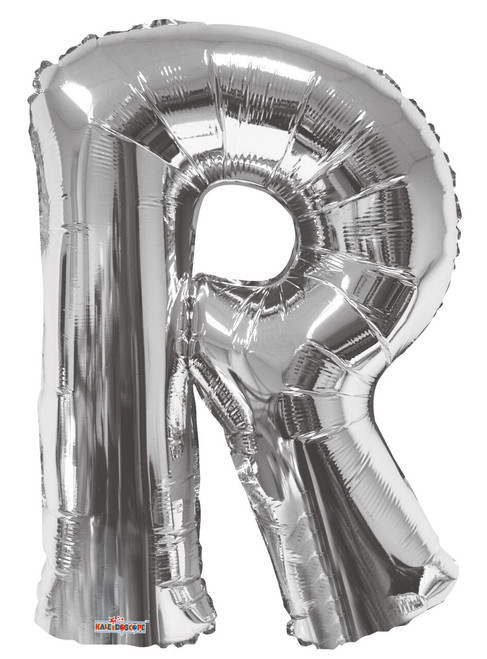 34" Silver Letter R Balloon #15247-34S
