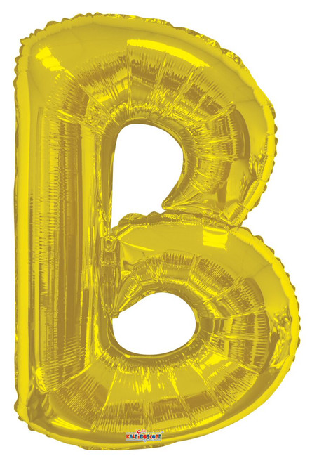 gold letter b balloon