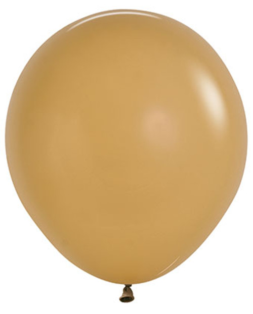 18" betallic deluxe latte latex balloons