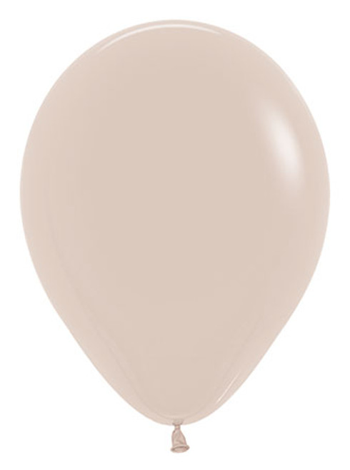 betallic white sand balloons