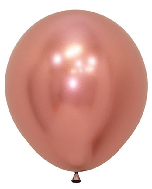 sempertex balloons, reflex rose gold 