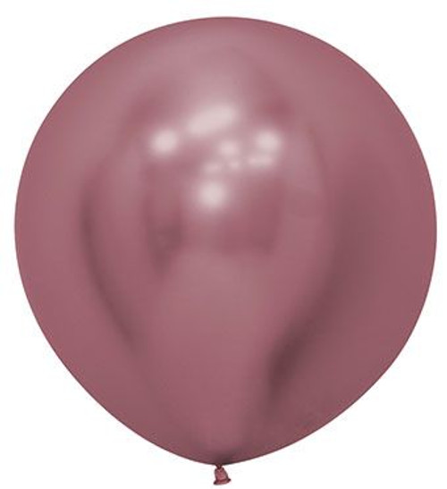 24" Sempertex Reflex Pink Latex Balloons 1 count #59141