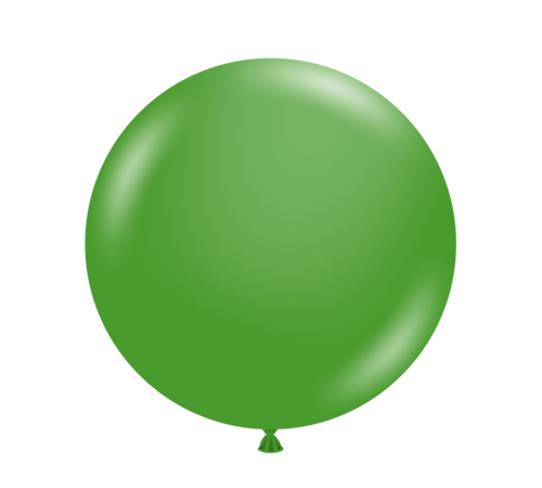5" Tuf Tex Metallic Green Latex Balloons 50 ct Bag #15061