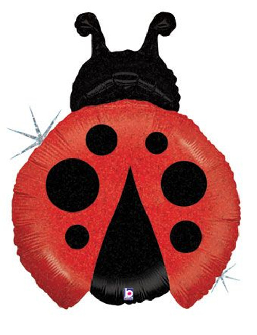 27" Large Shape Lady Bug Helium Foil Balloon (5 Pack)#85667