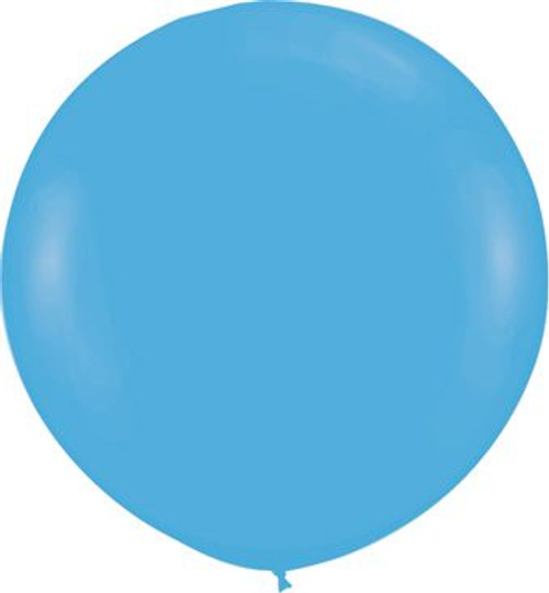 24" Sempertex Fashion Blue Latex Balloons 1 count #59009