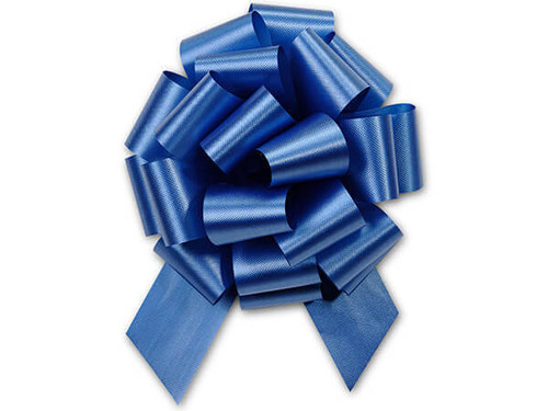 5" Royal Blue Perfect Pull Bow (10 Pack)