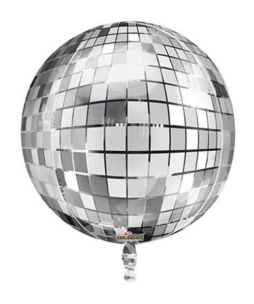22" Spheres Shiny Disco Ball Spherical Round Helium Balloon (1 PACK) #18205