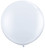 36" Tuf Tex White Round  Latex Balloons 1ct #3608