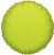 4" Lime Circle Foil Balloon Air Fill Only (5 Pack) #34053