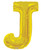 letter j balloons gold letter balloons