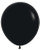 18" Sempertex Deluxe Black Latex Balloons 25ct  #55014