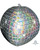 15" Disco Ball Orbz Spherical Shape Helium Foil Balloon #85376