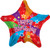 18" Happy Birthday Multi Color Star Helium Foil Balloon (5 Pack)#17755