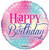 18" Happy Birthday Pastels Helium Foil Balloon (5 Pack)#19710