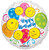 18" Happy Birthday Smiling Emoji Helium Foil Balloon (5 Pack)#20074