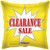 18" Clearance Sale Burst Yellow Square Helium Foil Balloons  (5 PACK) #17939