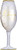 38"Jumbo Cheers Champagne Flute Glass Shape Foil Balloon (1 Pack) #06195