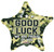 18" Good Luck Camo Star Shape  Helium Foil Balloon (5 Pack)#16861