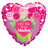 Spanish Mother's Day Balloons 18" Feliz Dia De Las Madres! Heart Shape Helium Foil Balloons(5 Pack) #84277