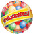 18" Spanish Birthday Felicidades! Helium Foil Balloons (5 PACK) #15363