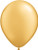 5" Qualatex Gold Latex Balloons 25Bag #43560-25