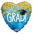 9" Mini Congrats Way To Go Grad Blue Foil Air Fill Only(5PACK) #85482-09