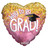 9" Mini Congrats Way To Go Grad Pink Foil Air Fill Only(5PACK) #85483-09