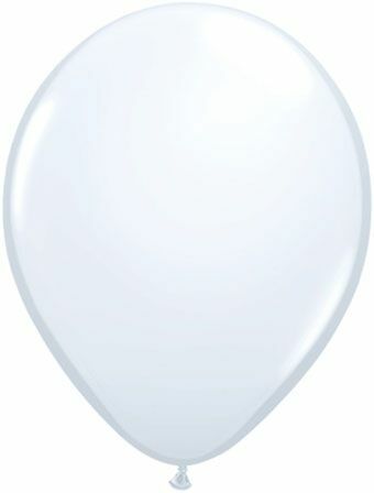 QUALATEX BALLOONS-WHITE