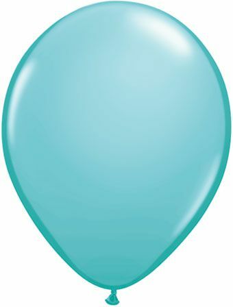 QUALATEX BALLOONS-CARIBBEAN BLUE