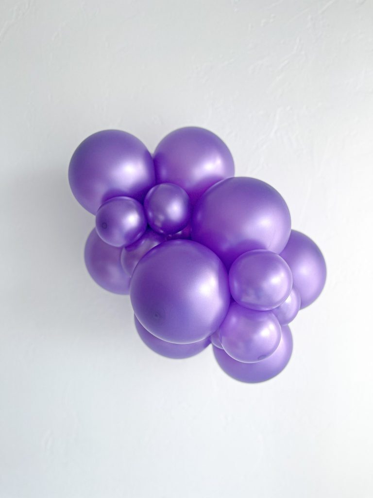 tuf tex balloons metallic lilac