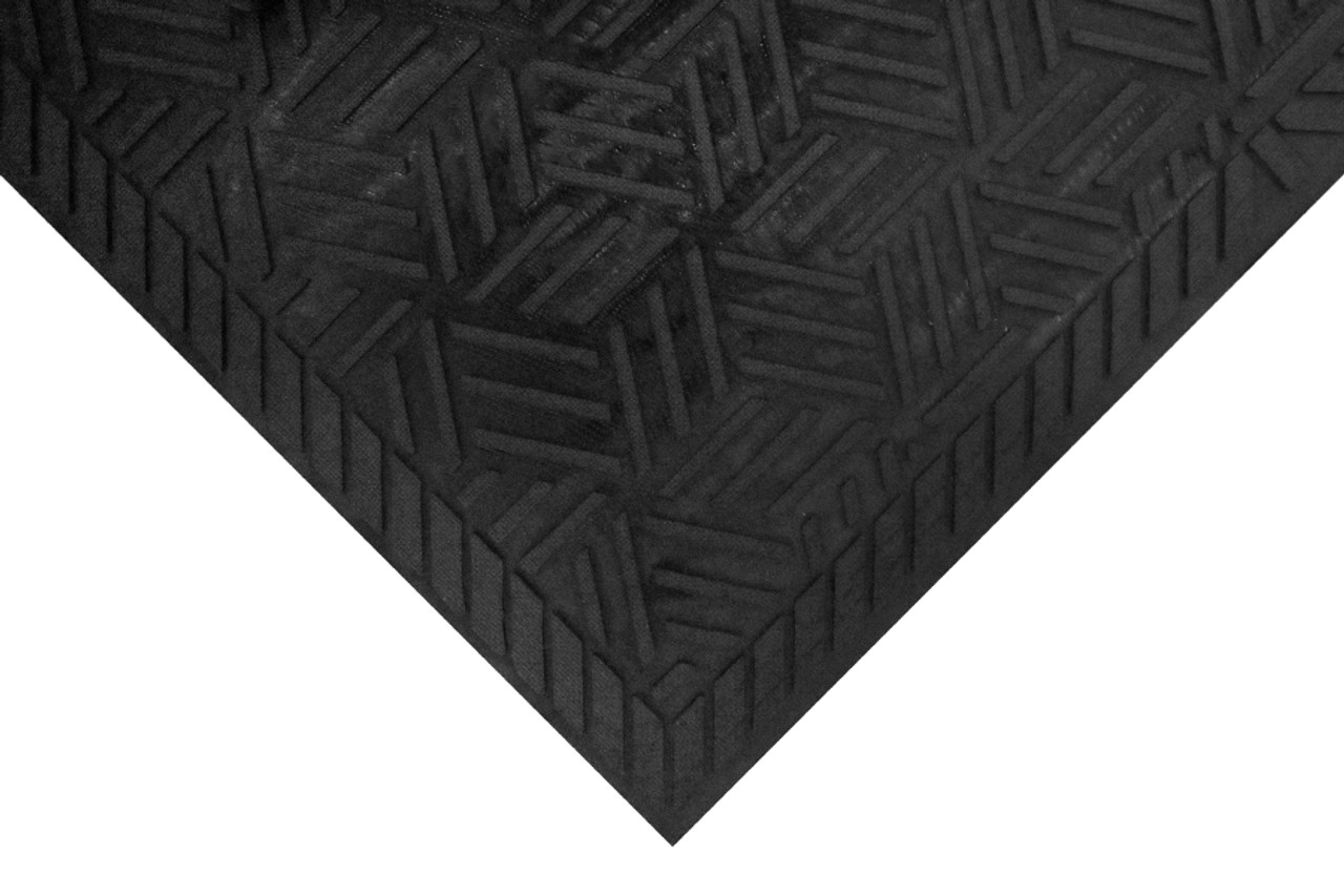 SuperScrape Floor Mat 4ft. x 8ft. Black